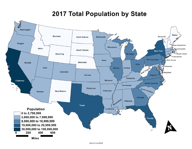 The Map Nerd Population Map