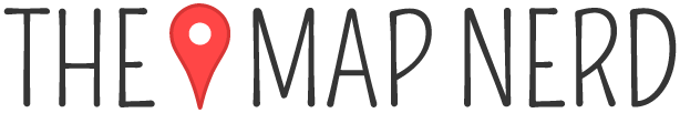 The Map Nerd Branding Logo